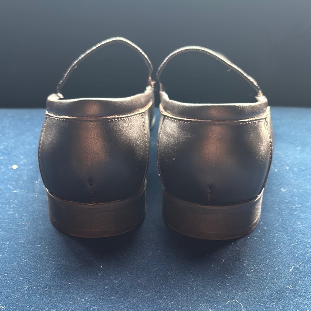Calvin Klein Brown Leather Slip-On Loafers Men's Size 11 - Picture 6 of 11